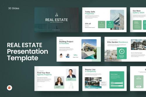 Real-Estate PowerPoint Presentation Template Real-Estate PowerPoint Presentation Template