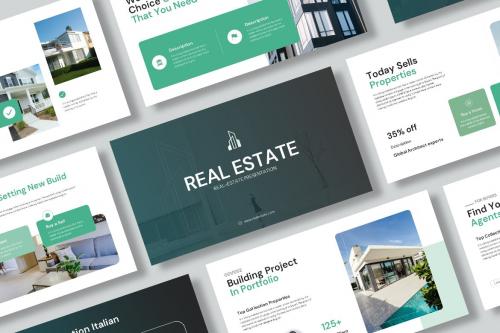 Real-Estate PowerPoint Presentation Template Real-Estate PowerPoint Presentation Template