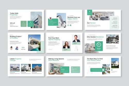 Real-Estate PowerPoint Presentation Template Real-Estate PowerPoint Presentation Template
