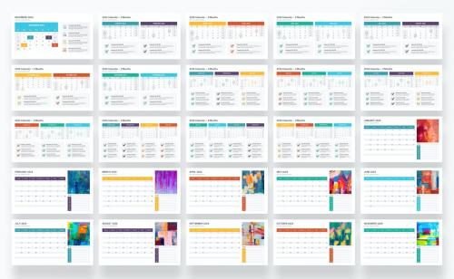 2024 Calendar PowerPoint Template 2024 Calendar PowerPoint Template
