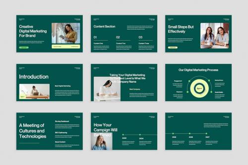 Dark Teal Lime Modern Digital Marketing Business Dark Teal Lime Modern Digital Marketing Business