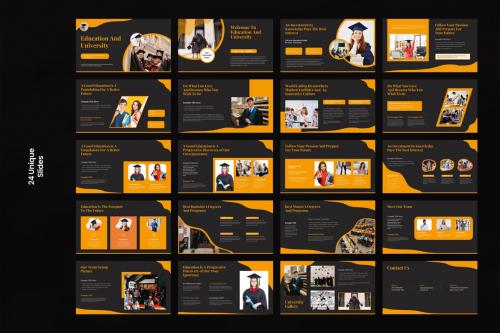 Education & University PowerPoint Template Education & University PowerPoint Template