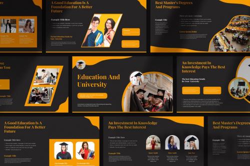 Education & University PowerPoint Template Education & University PowerPoint Template