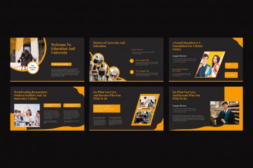 Education & University PowerPoint Template Education & University PowerPoint Template