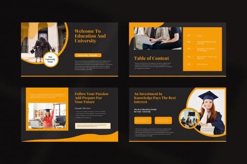 Education & University PowerPoint Template Education & University PowerPoint Template