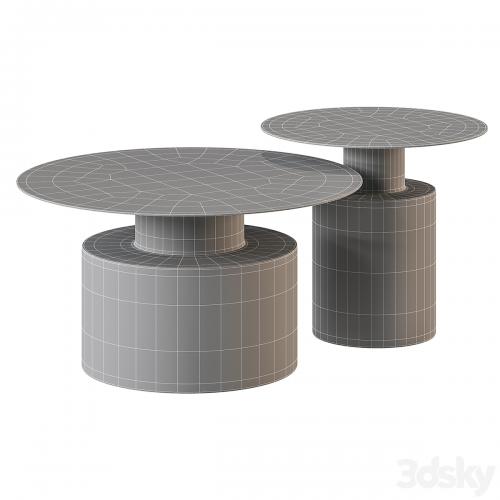 Homary round coffee table