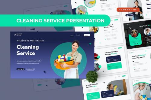 Cleaning Service Powerpoint Template