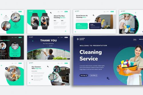 Cleaning Service Powerpoint Template