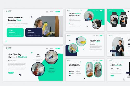 Cleaning Service Powerpoint Template