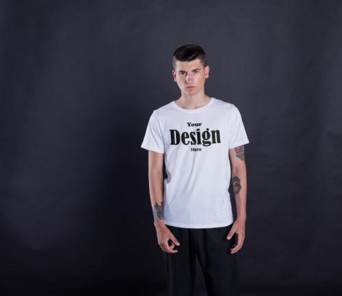 Men Color Change Tshirt Mockup