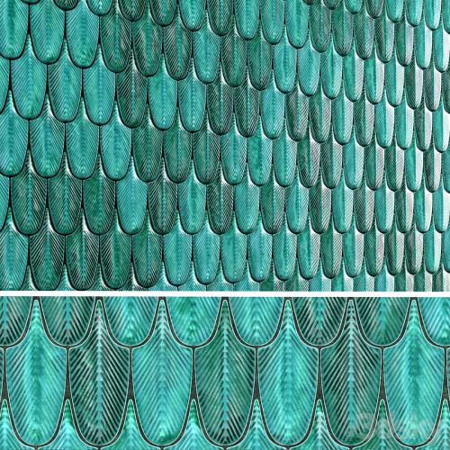 Plumage Feather Mosaic Tiles