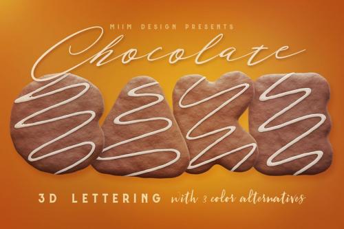 Deeezy - Chocolate Cake - 3D Lettering
