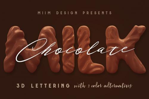 Deeezy - Sticky Toffee - 3D Lettering