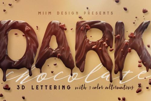 Deeezy - Chocolate - 3D Lettering