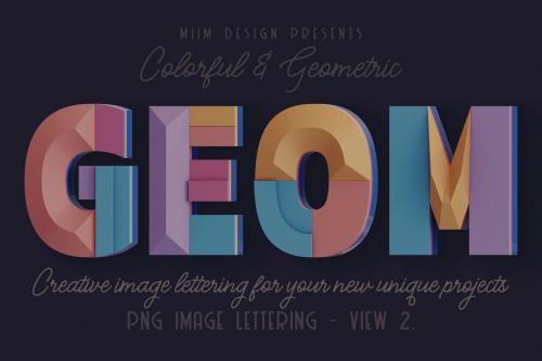 Deeezy - Decorative Geometry - 3D Lettering - View 2