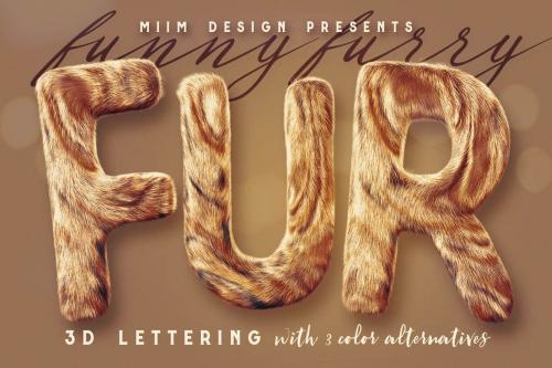 Deeezy - Funny Furry - 3D Lettering