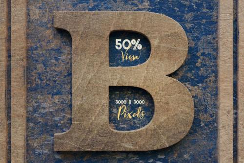 Deeezy - Vintage Wooden Box - 3D Lettering