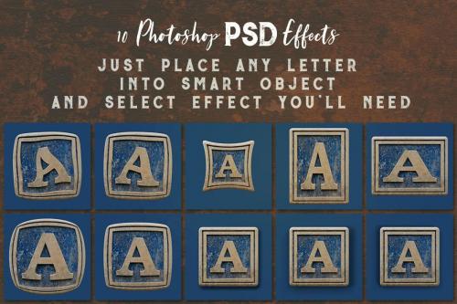 Deeezy - Vintage Wooden Box - 3D Lettering