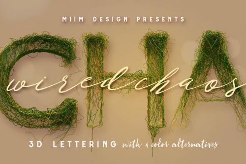 Deeezy - Wired Chaos - 3D Lettering