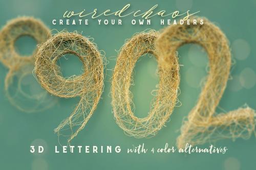 Deeezy - Wired Chaos - 3D Lettering