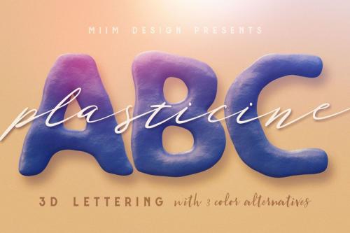 Deeezy - Plasticine &ndash; 3D Lettering