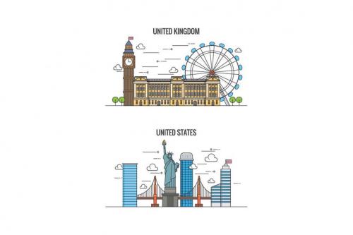 Deeezy - 10 Flat Line Color Country Banners Deeezy - 10 Flat Line Color Country Banners