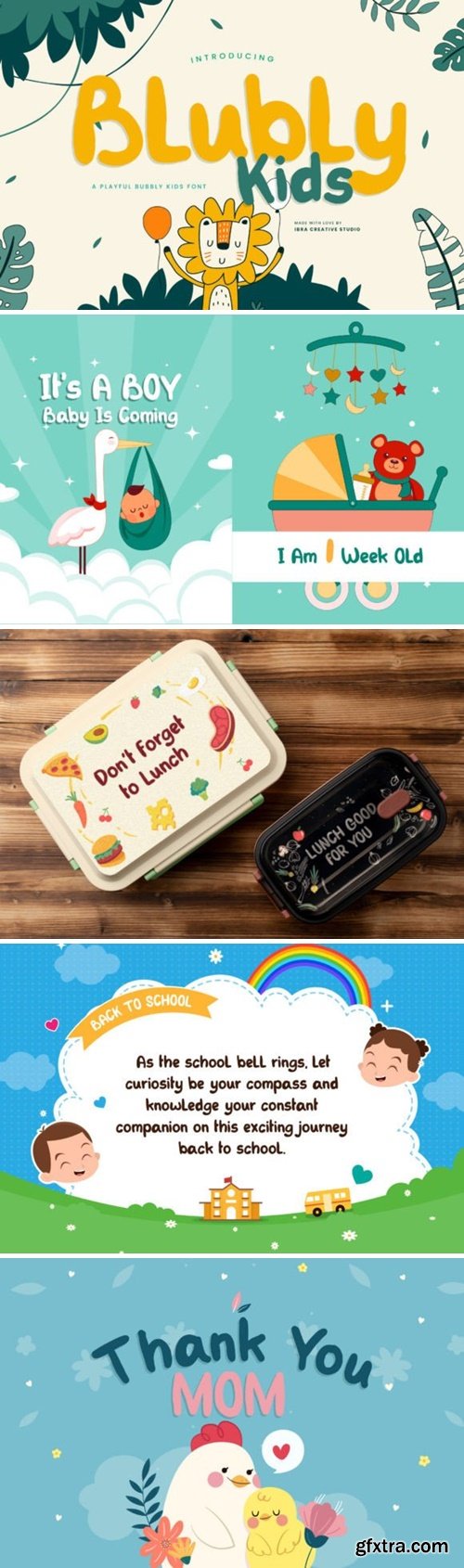 Blubly Kids Font