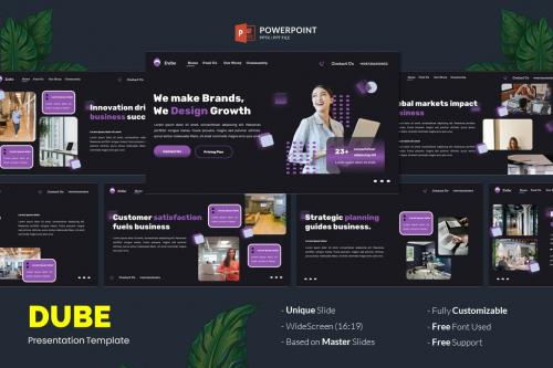 Dube - Business Consulting Powerpoint Template Dube - Business Consulting Powerpoint Template