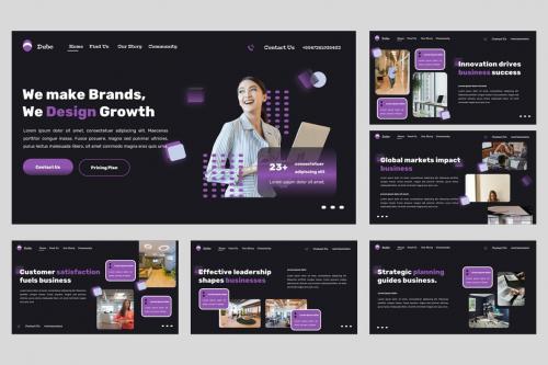 Dube - Business Consulting Powerpoint Template Dube - Business Consulting Powerpoint Template