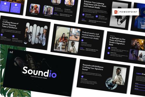 Soundio - Music And Band Powerpoint Template Soundio - Music And Band Powerpoint Template