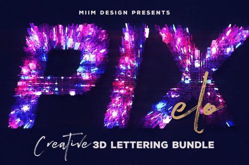 Deeezy - Pixelo &ndash; 3D Lettering