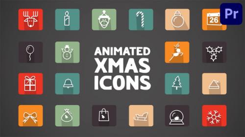 Animated Xmas Icons for Premiere Pro - 49617053
