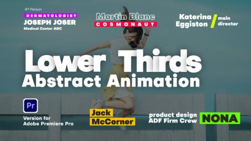 Abstract Lower Thirds Animation - 49657638