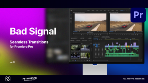 Bad Signal Transitions Vol. 01 for Premiere Pro - 49668331