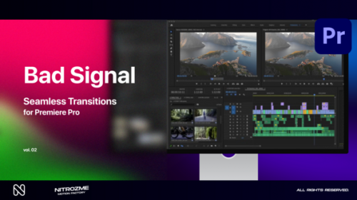 Bad Signal Transitions Vol. 02 for Premiere Pro - 49668334