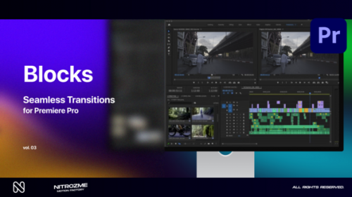 Blocks Transitions Vol. 03 for Premiere Pro - 49668361