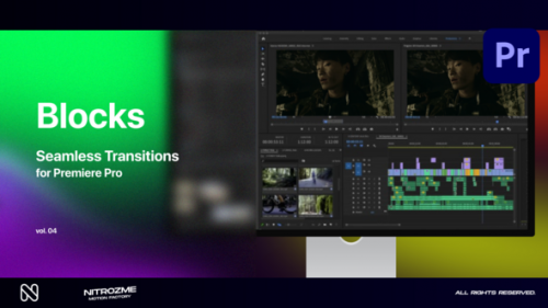 Blocks Transitions Vol. 04 for Premiere Pro - 49668368