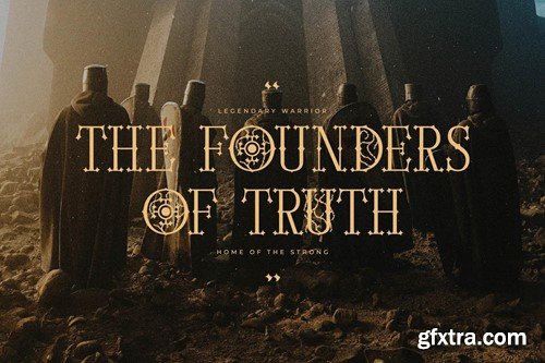 Noctune Modern Display Typeface Font RAHCMB2