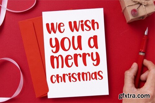 Cartones Font - A Modern Christmas Font HKD2WWQ