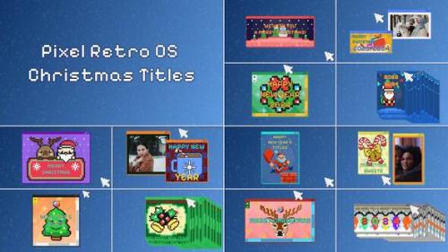Pixel Retro OS Christmas Titles - 49676220