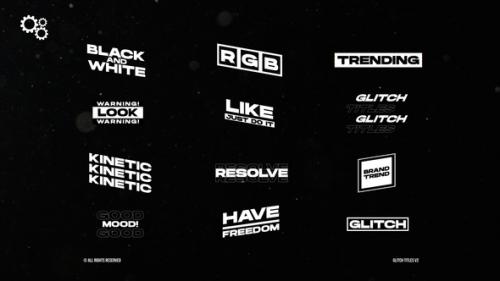Glitch Titles V2 | Premiere Pro (MOGRT) - 49680119