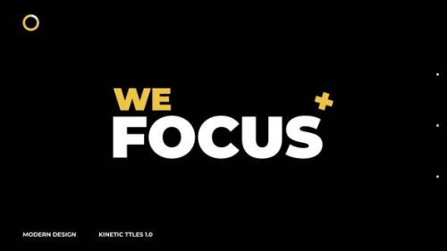 Kinetic Titles 4.0 | MOGRT - 49680337