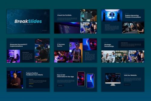 IT-Present - IT Solution PowerPoint Template
