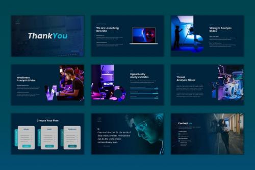 IT-Present - IT Solution PowerPoint Template