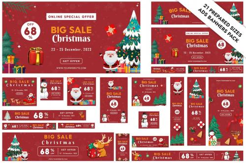 Xmas Ad Banner Pack Template