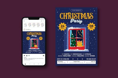 Christmas Party Flyer Christmas Party Flyer