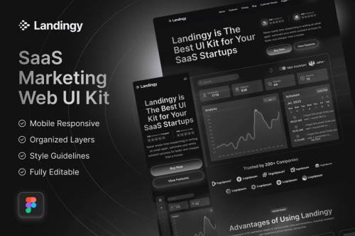 Landingy - Saas Marketing Website UI Kit Landingy - Saas Marketing Website UI Kit