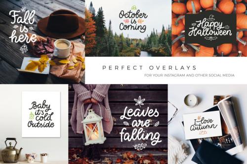 Deeezy - Autumn Collection, vector letterings Deeezy - Autumn Collection, vector letterings