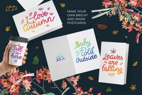 Deeezy - Autumn Collection, vector letterings Deeezy - Autumn Collection, vector letterings