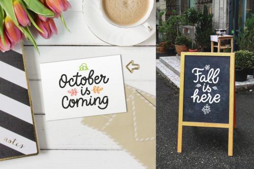 Deeezy - Autumn Collection, vector letterings Deeezy - Autumn Collection, vector letterings